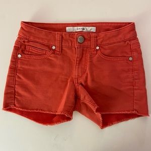 Joe’s jeans Girls mango jean shorts size 6